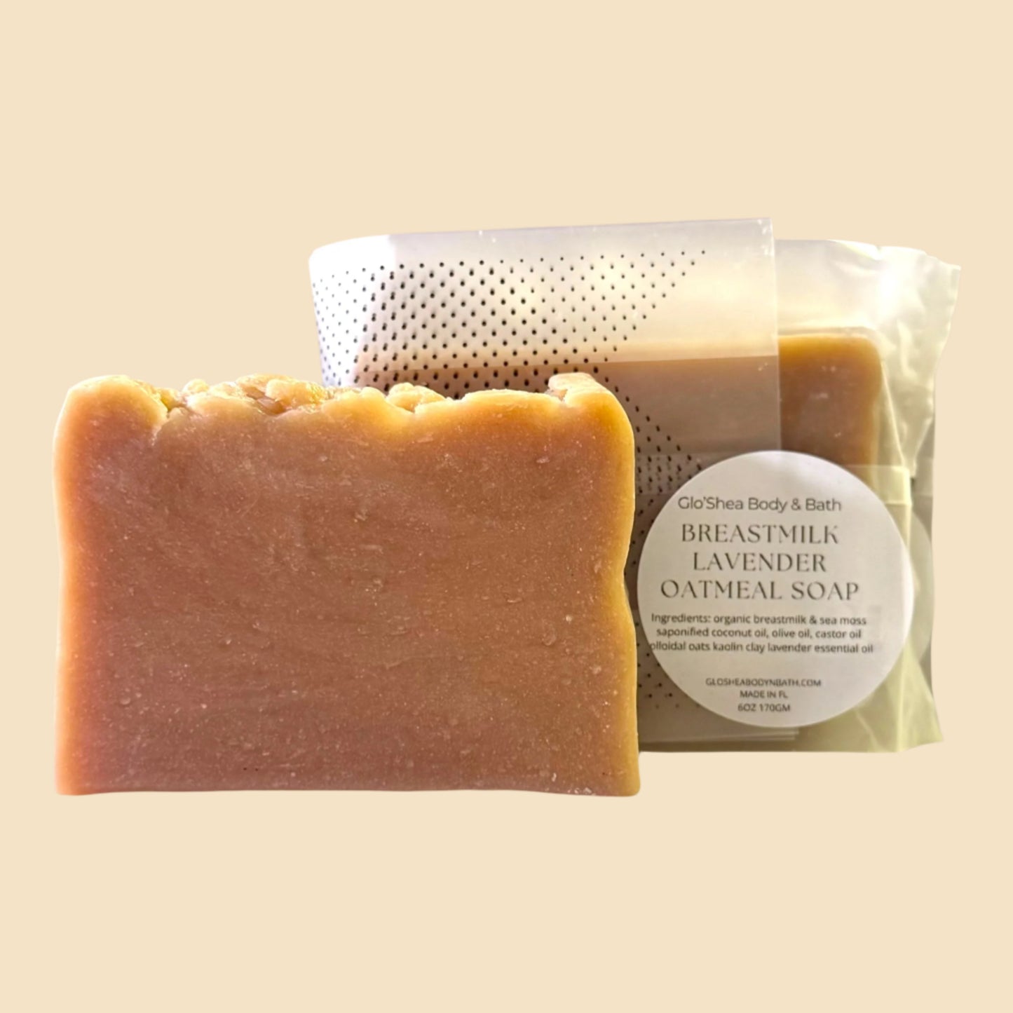 Breastmilk Lavender Oatmeal Soap